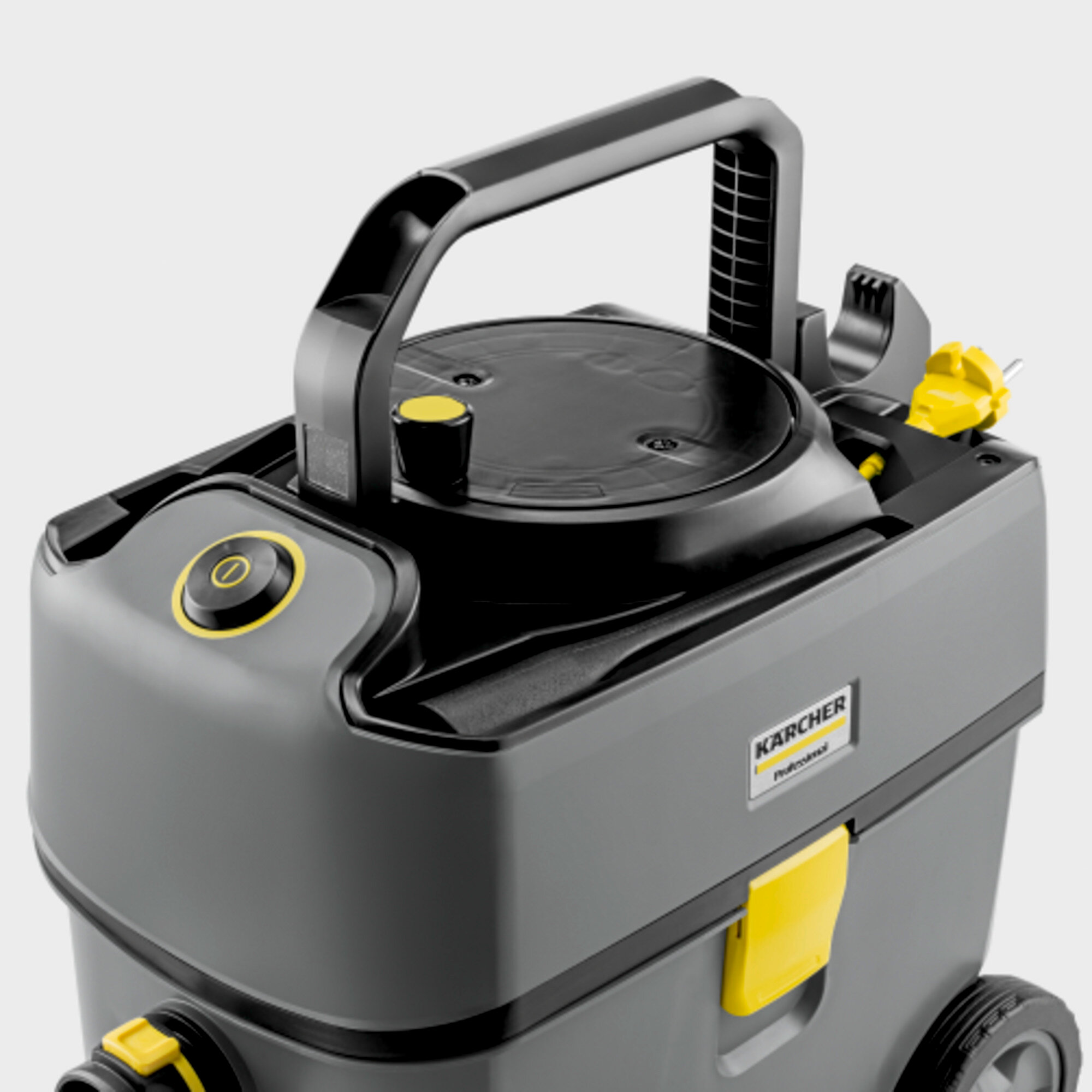 Профессиональный пылесос сухой уборки Karcher T 15/1 - <h3>Экологичный и прочный: доля вторичного сырья при производстве 45&nbsp;%</h3>
<p>
	 Производство: сокращение использования сырья и энергии. Использование переработанного сырья снижает выбросы CO₂
</p>
