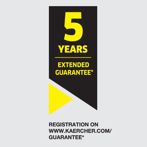 Насосная станция с гидробаком Karcher BP 4.900 Home - <h3>Надежность и долговечность</h3>
Karcher предлагает расширенную гарантию на пять лет.