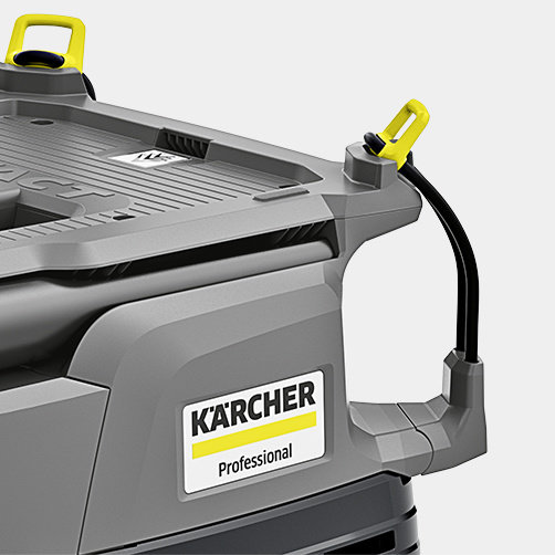 Профессиональный пылесос Karcher NT 30/1 Tact L - <h3>Прочный контейнер с отбойниками и металическими роликами</h3>
Прочные металлические ролики гарантируют хорошую маневренность и мобильность без ограничений на строительных площадках Прочный контейнер с отбойниками защищает аппарат от ударов и тряски.