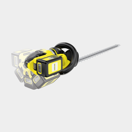 Аккумуляторный кусторез Karcher HGE 36-60 Battery - <h3>2-ступенчатый регулятор скорости движения лезвий</h3>
Обеспечивается выбор режима, оптимального для решения конкретной задачи (максимальной скорости обрезки или максимального режущего усилия). Ступень 1: высокая скорость. Оптимальный режим для аккуратной формовки. Ступень 2: повышенное усилие. Оптимальный режим для срезания толстых ветвей и обрезки загущенных кустарников.