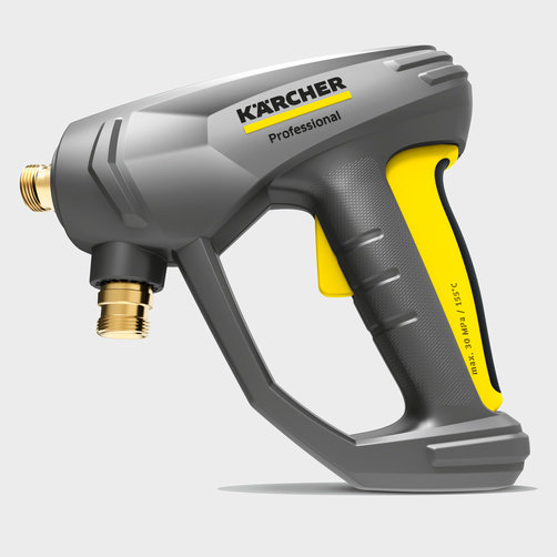 Аппарат высокого давления Karcher HD 10/23-4 S - <h3>Для экономии сил и времени: пистолет EASY!Force и быстродействующие разъемы EASY!Lock</h3>
Возможность продолжительной работы без переутомления благодаря пистолету EASY!Force. Прочные и долговечные разъемы EASY!Lock в 5 раз ускоряют присоединение и отсоединение принадлежностей в сравнении с резьбовыми разъемами.