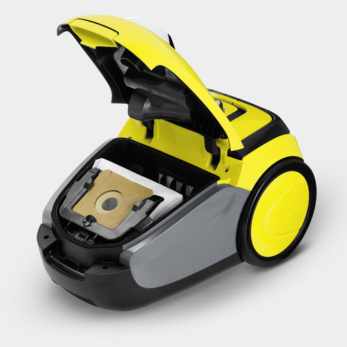 Пылесос сухой уборки Karcher VC 2 - <h3>Удобная система фильтрации с фильтр-мешками</h3>
Легок в обращении Никакого контакта с пылью.