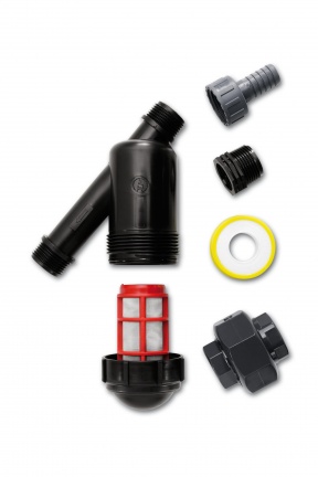  Мелкоячеистый водяной фильтр Karcher, 125 мкм, R 3/4" + 1", с переходником 