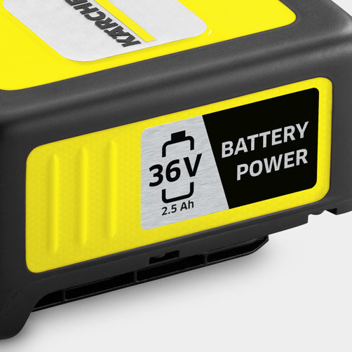 Аккумулятор Karcher Battery Power 36/25 - <h3>Инновационная технология Real Time</h3>
Встроенный ЖК-дисплей постоянно отображает состояние заряда, время до окончания процесса заряда и текущий запас времени работы