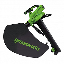 Аккумуляторный воздуходув-пылесос Greenworks GD40BVII б/щ, 40v (без АКБ и З/У) - изображение 4