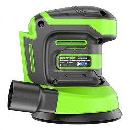 Аккумуляторная эксцентриковая шлифмашина Greenworks OS325 125мм, 24v (без АКБ и З/У) - изображение 2