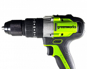 Аккумуляторная ударная дрель-шуруповерт Greenworks GD24DD60 б/щ, 30/60 Н·м, 24v (АКБ 1х2Ah и З/У) - изображение 2