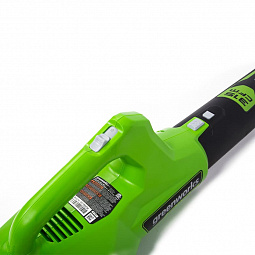 Воздуходув аккумуляторный Greenworks G24AB 24v (без АКБ и З/У) - изображение 2