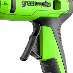 Аккумуляторный клеевой пистолет Greenworks G24GLG, 24v (без АКБ и З/У) - изображение 4