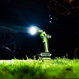 LED-Фонарь Greenworks 2-в-1 рабочий аккумуляторный G24UL 24V  (без АКБ и З/У) - изображение 4