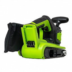Аккумуляторная ленточная шлифовальная машина Greenworks G24BS б/щ, 24v (без АКБ и З/У) - изображение 3