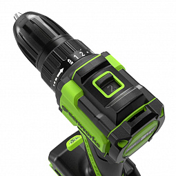 Аккумуляторная дрель-шуруповерт Greenworks DD345 б/щ, 27/45 Н·м, 24v (без АКБ и З/У) - изображение 4