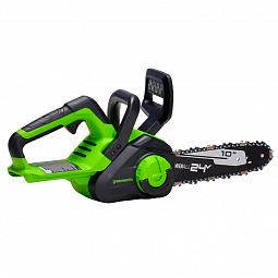 Аккумуляторная цепная пила greenworks  G24CS25 25см, 24v (без АКБ и З/У) - изображение 3